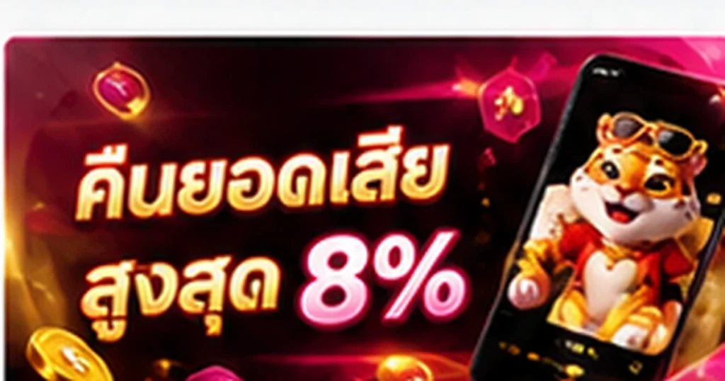 โปรโมชั่น GALA89 คืนยอดเสียสูงสุด 8 เปอร์เซ็นต์